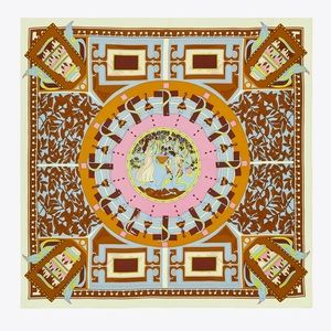 Tory Burch T GARDEN OVERSIZED SQUARE SCARF